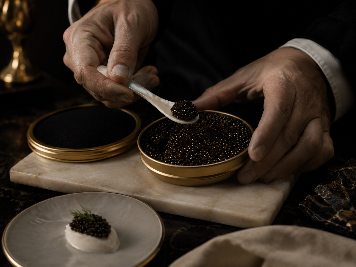 Savoir-faire et sélection du caviar Maison Kviar